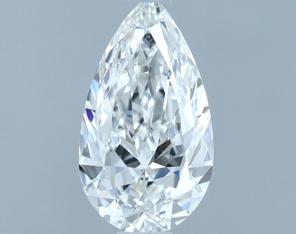 Diamond Natural 0,61Ct F-VVS2 Pear - GIA7556762007 1