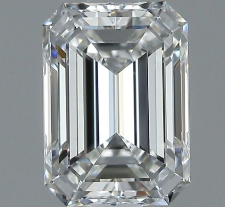 Diamond Natural 1,3Ct G-VVS1 Emerald - GIA2544333255 1