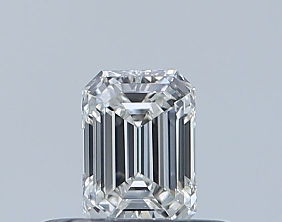 Diamond Natural 0,3Ct F-VVS1 Emerald - GIA5556606527 1