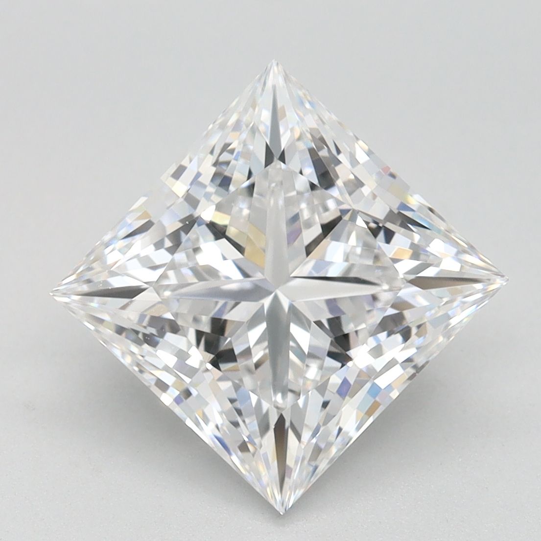 Lab Grown Diamond Lab-grown 2,92Ct D-FL Princess - IGILG811635486 1