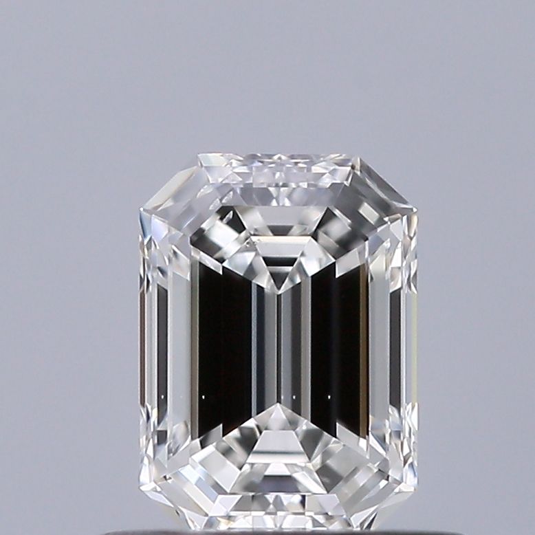 Diamond Natural 0,5Ct F-SI1 Emerald - GIA6551750605 1
