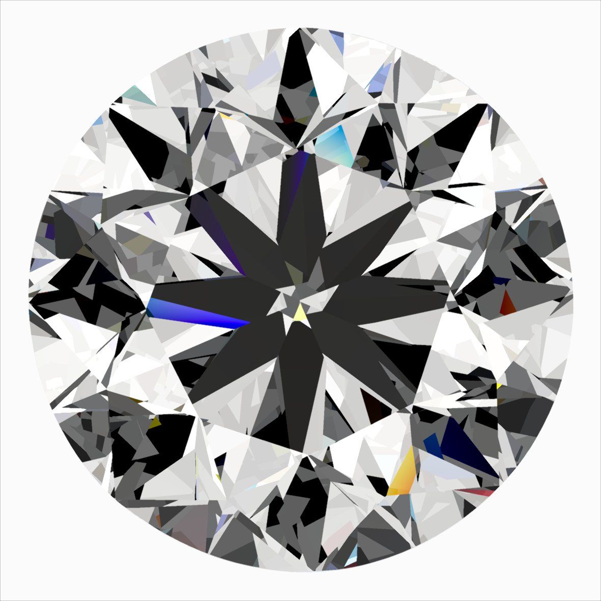 Diamond Natural 0,5Ct H-SI2 Round - GIA2557623325 1