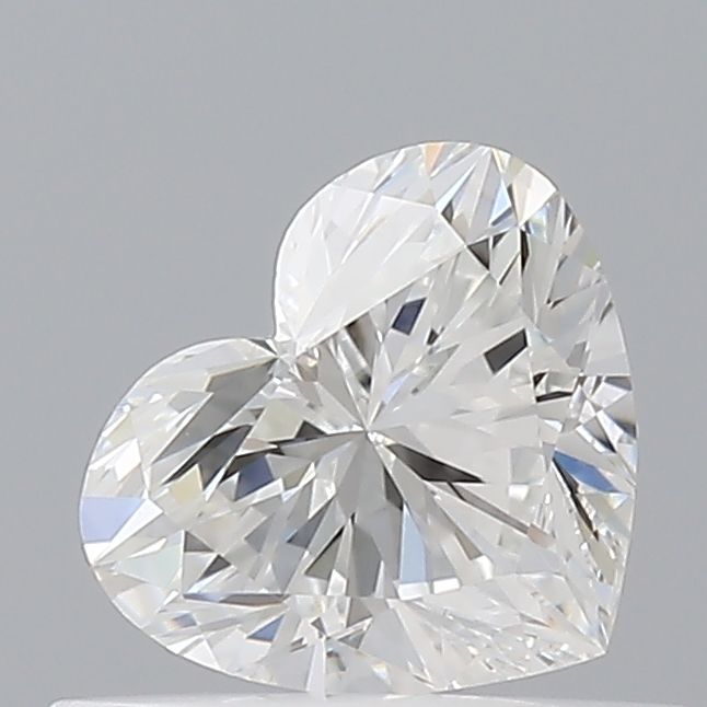 Diamond Natural 0,5Ct F-IF Heart - GIA6555666514 1