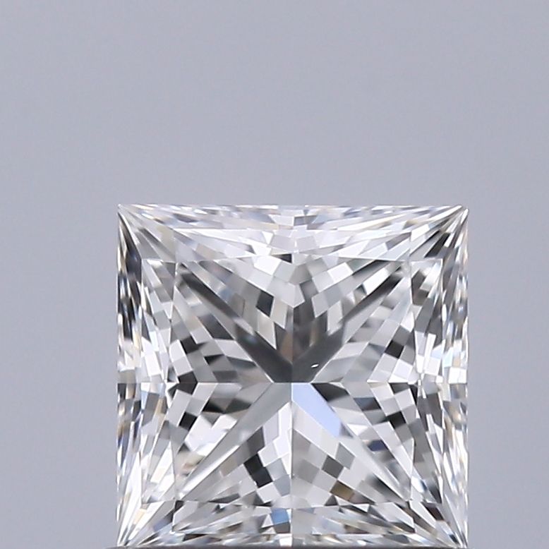 Diamond Natural 0,71Ct F-VVS2 Princess - GIA7558787136 1