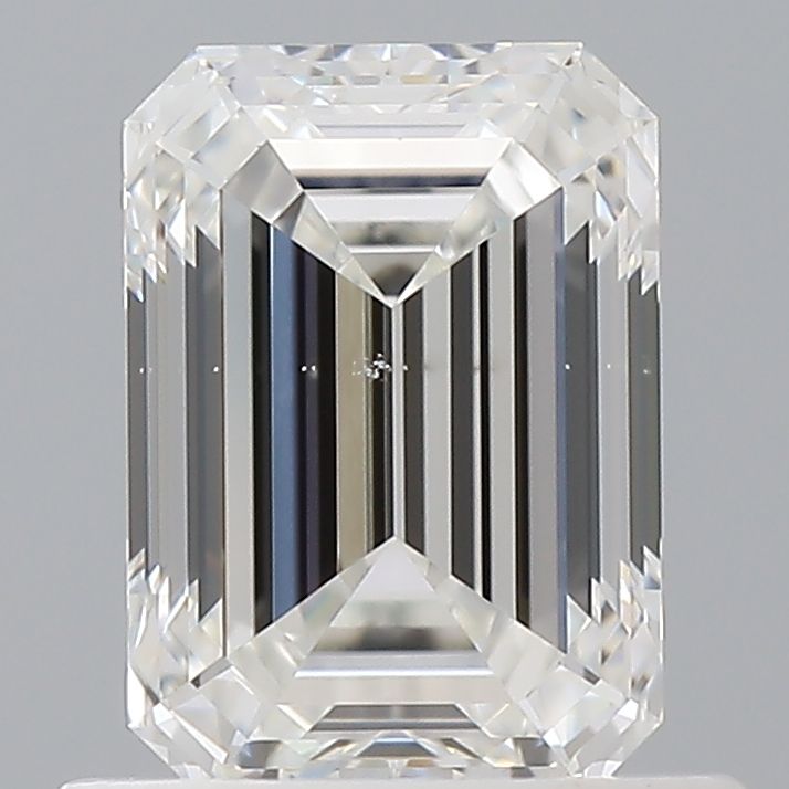 Diamond Natural 0,9Ct F-SI1 Emerald - GIA2554775989 1