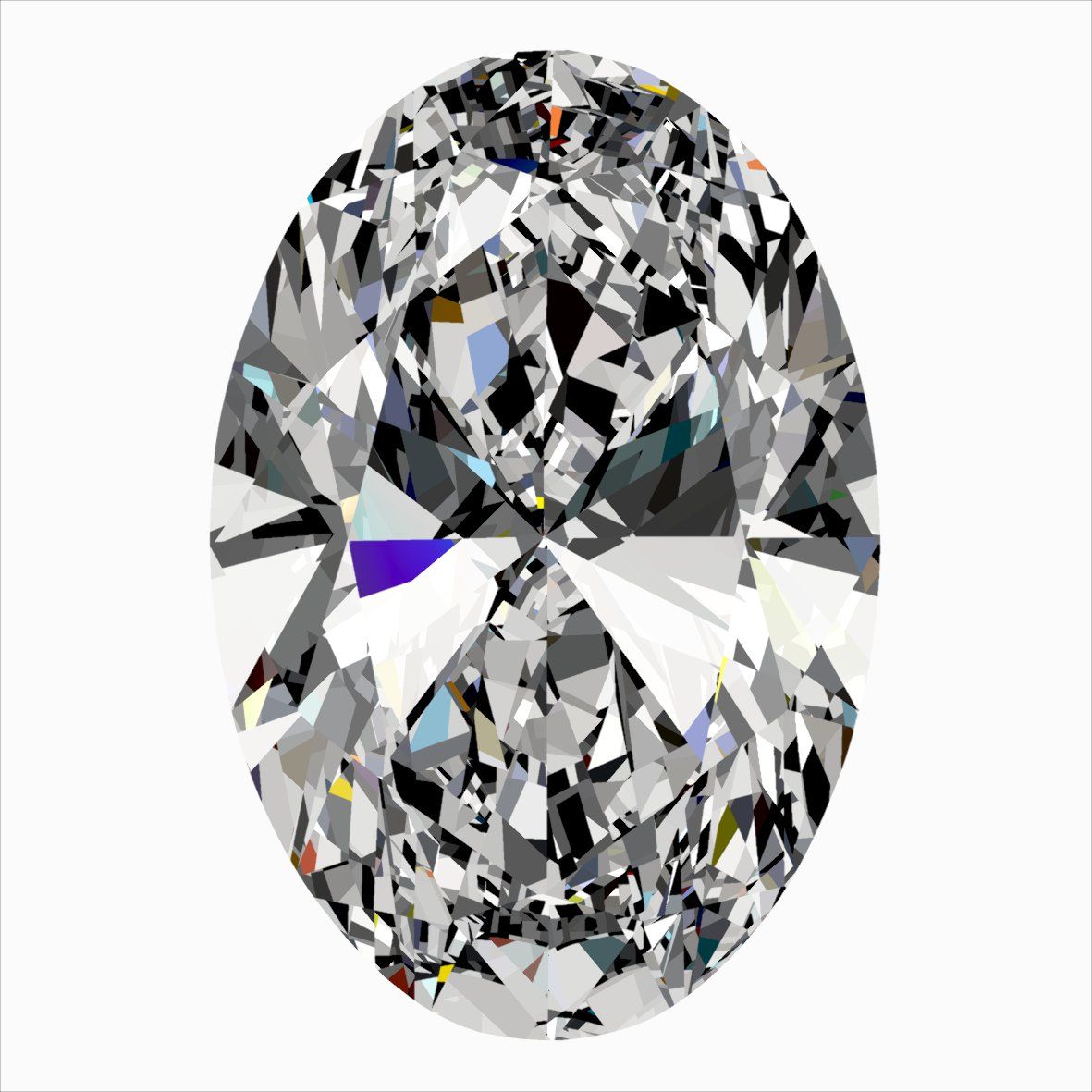 Diamond Natural 0,3Ct G-SI2 Oval - GIA6552584576 1