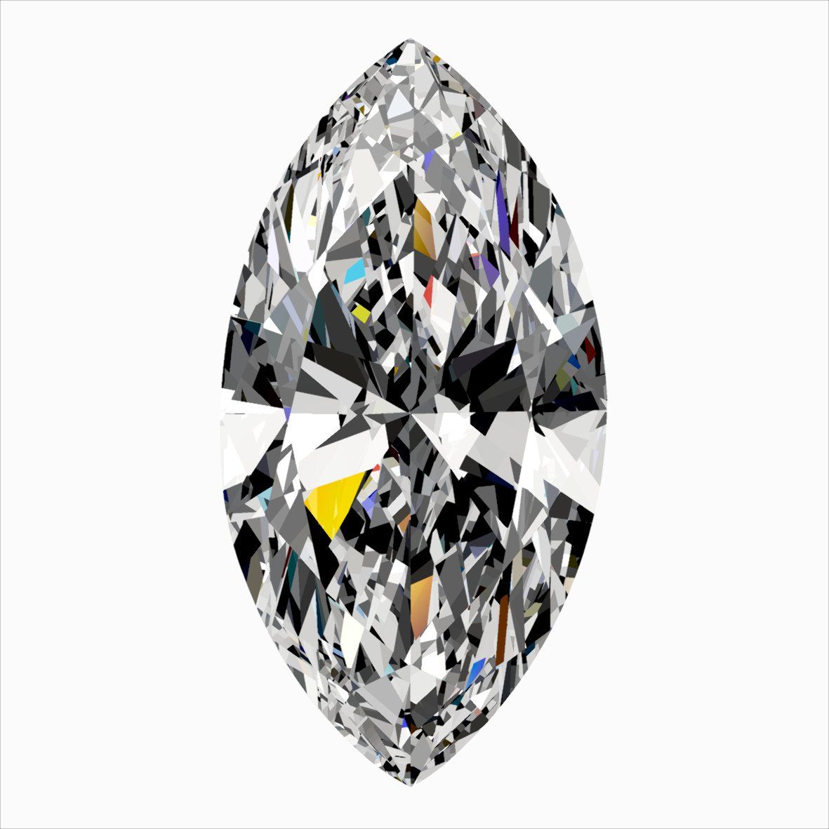 Diamond Natural 0,3Ct F-VVS2 Marquise - GIA2557734591 1