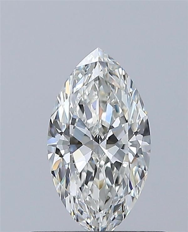 Diamond Natural 0,5Ct H-IF Marquise - GIA6551767990 1