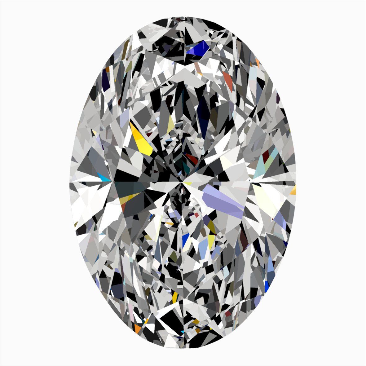 Diamond Natural 0,32Ct I-SI2 Oval - GIA2556758441 1