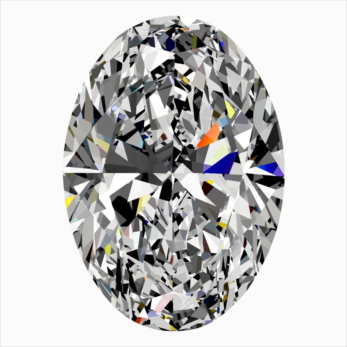 Diamond Natural 0,3Ct I-VVS1 Oval - GIA1558760785 1