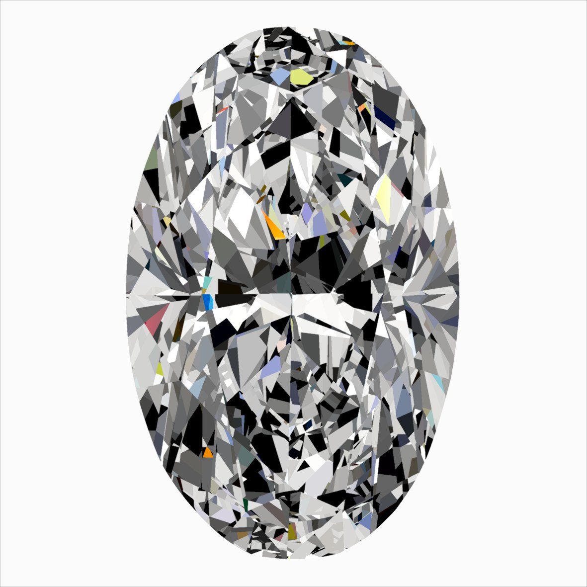 Diamond Natural 0,31Ct J-VVS2 Oval - GIA2557758486 1