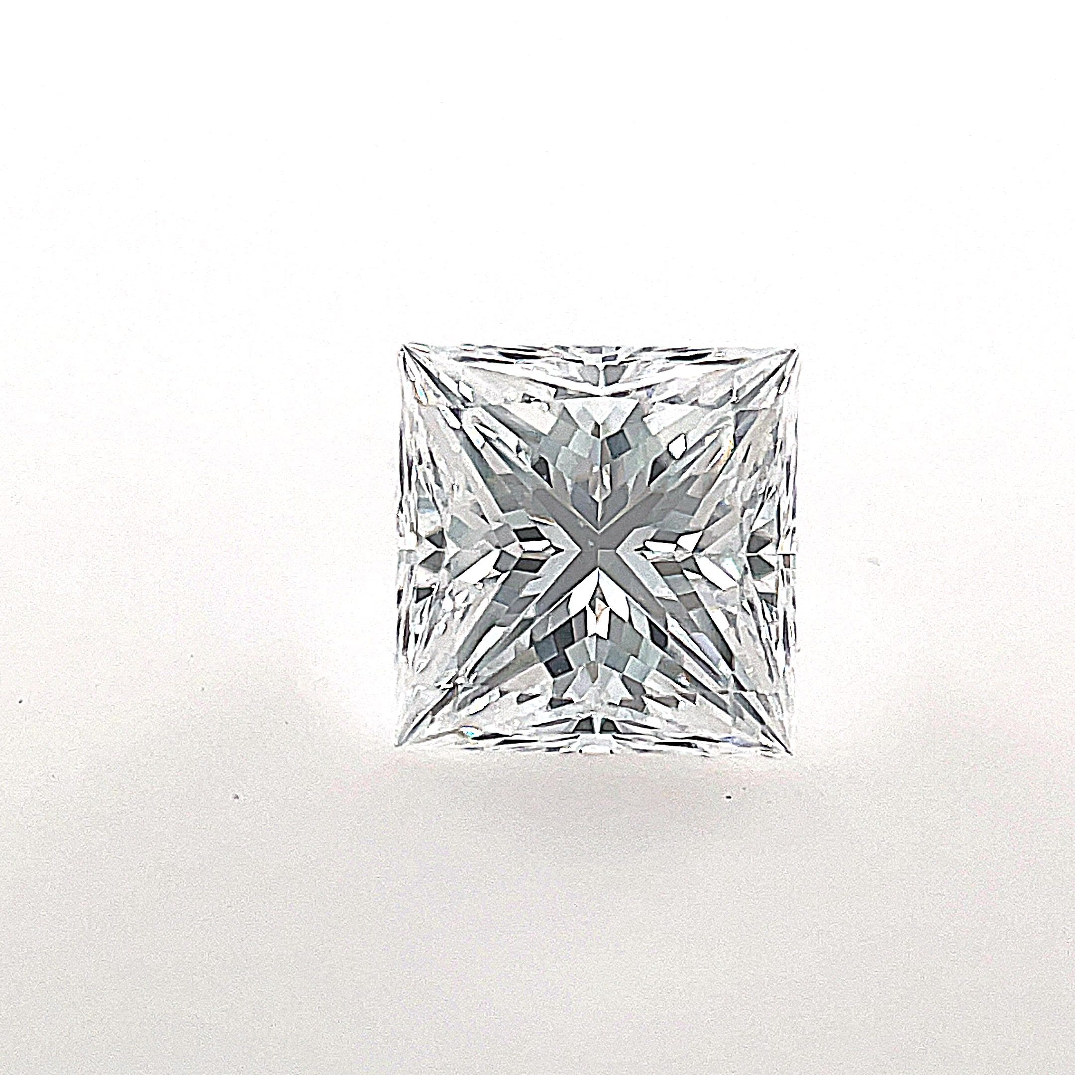 Diamond Natural 1,02Ct D-VS1 Princess - GIA6471793893 1