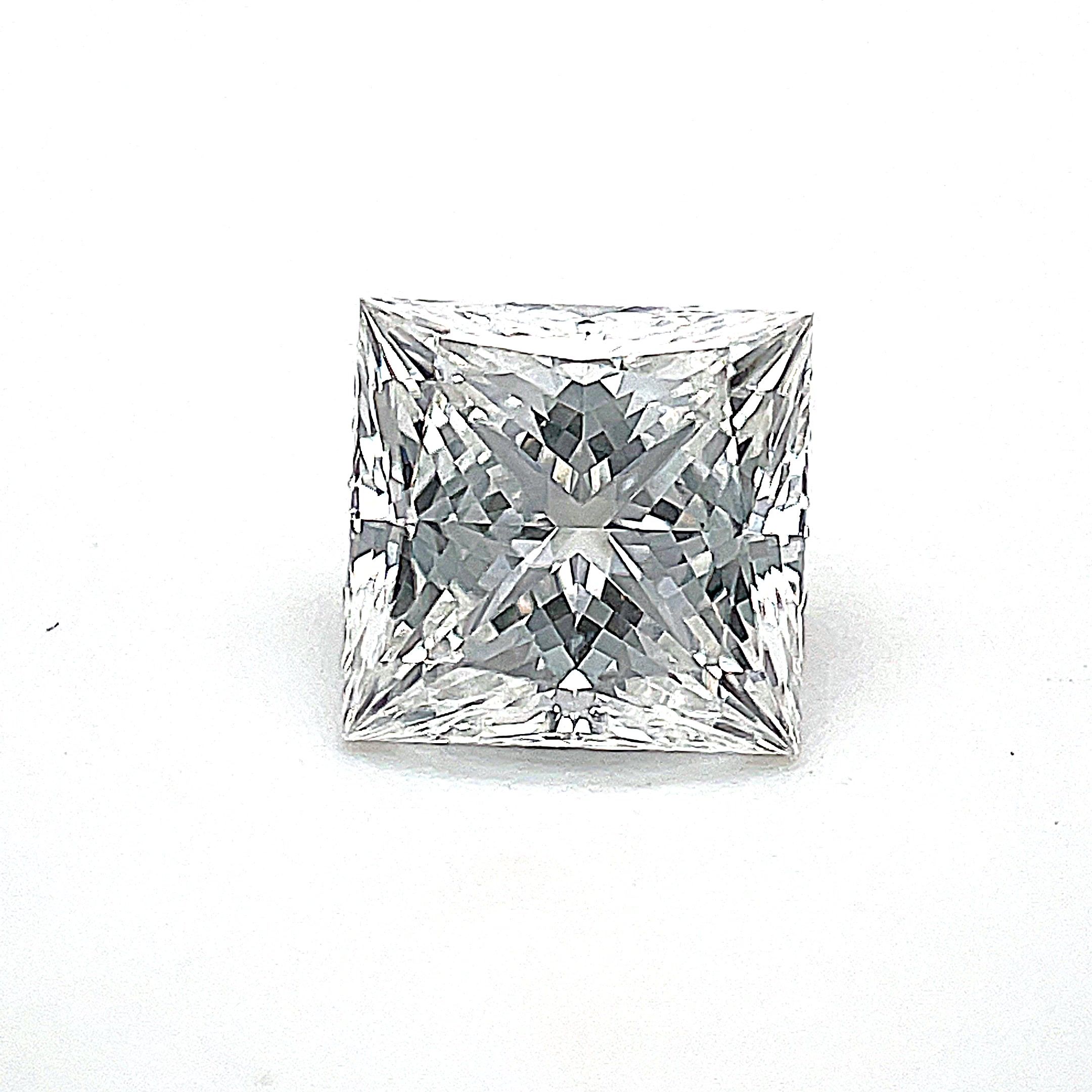 Diamond Natural 0,9Ct G-VS2 Princess - GIA2201636393 1