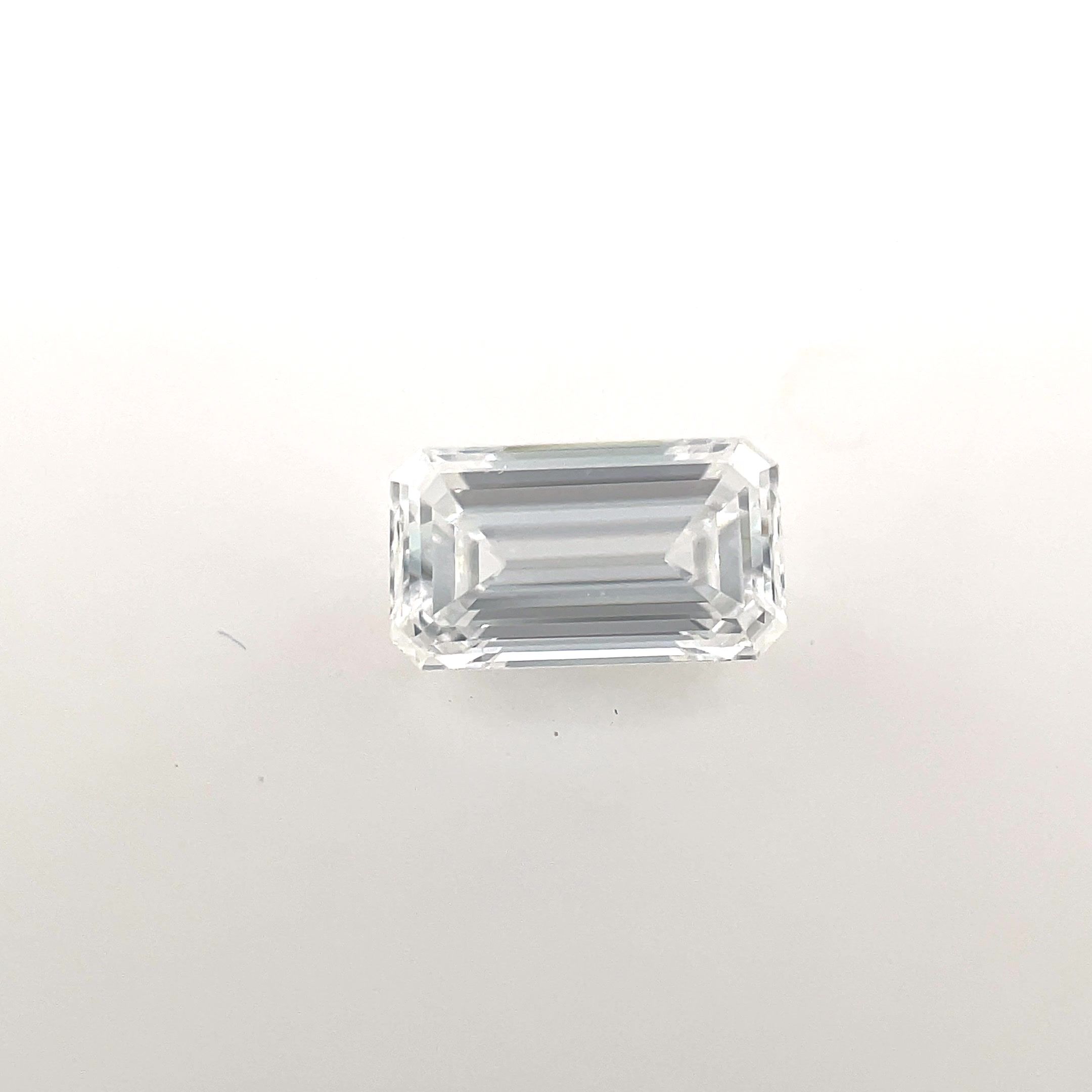 Diamond Natural 0,5Ct E-VS2 Emerald - GIA7472829997 1