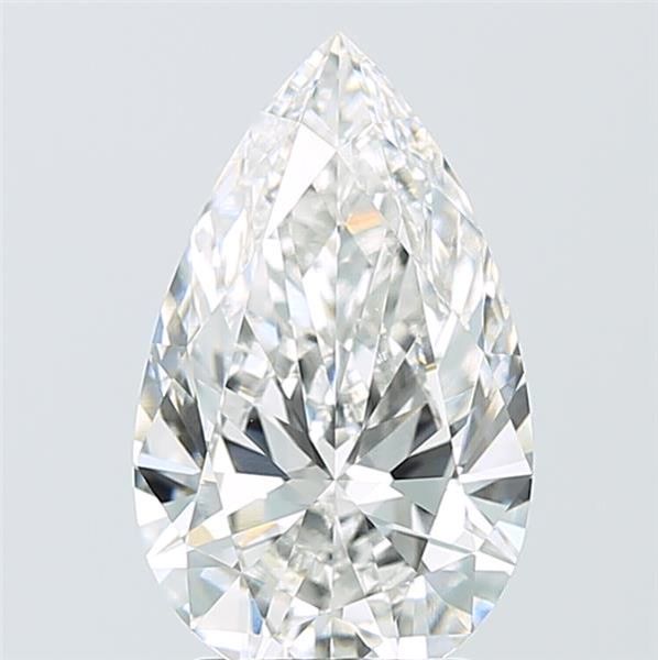 Lab Grown Diamond Lab-grown 3,1Ct F-VVS1 Pear - IGILG816633844 1