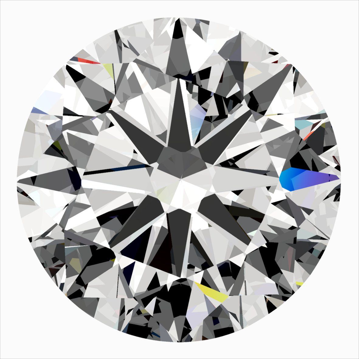 Diamond Natural 0,4Ct H-VS2 Round - GIA7558754960 1