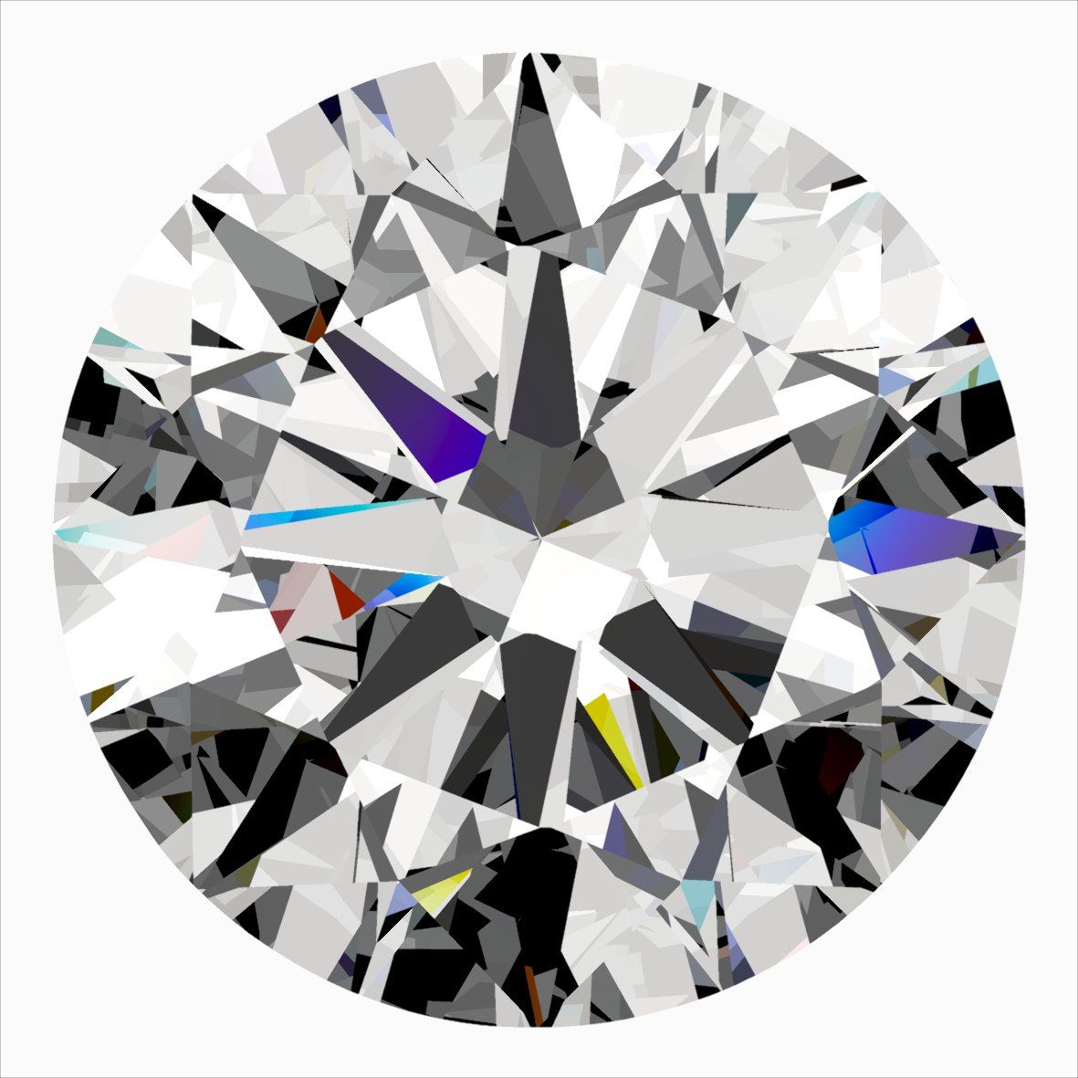 Diamond Natural 0,4Ct G-SI1 Round - GIA7551752865 1