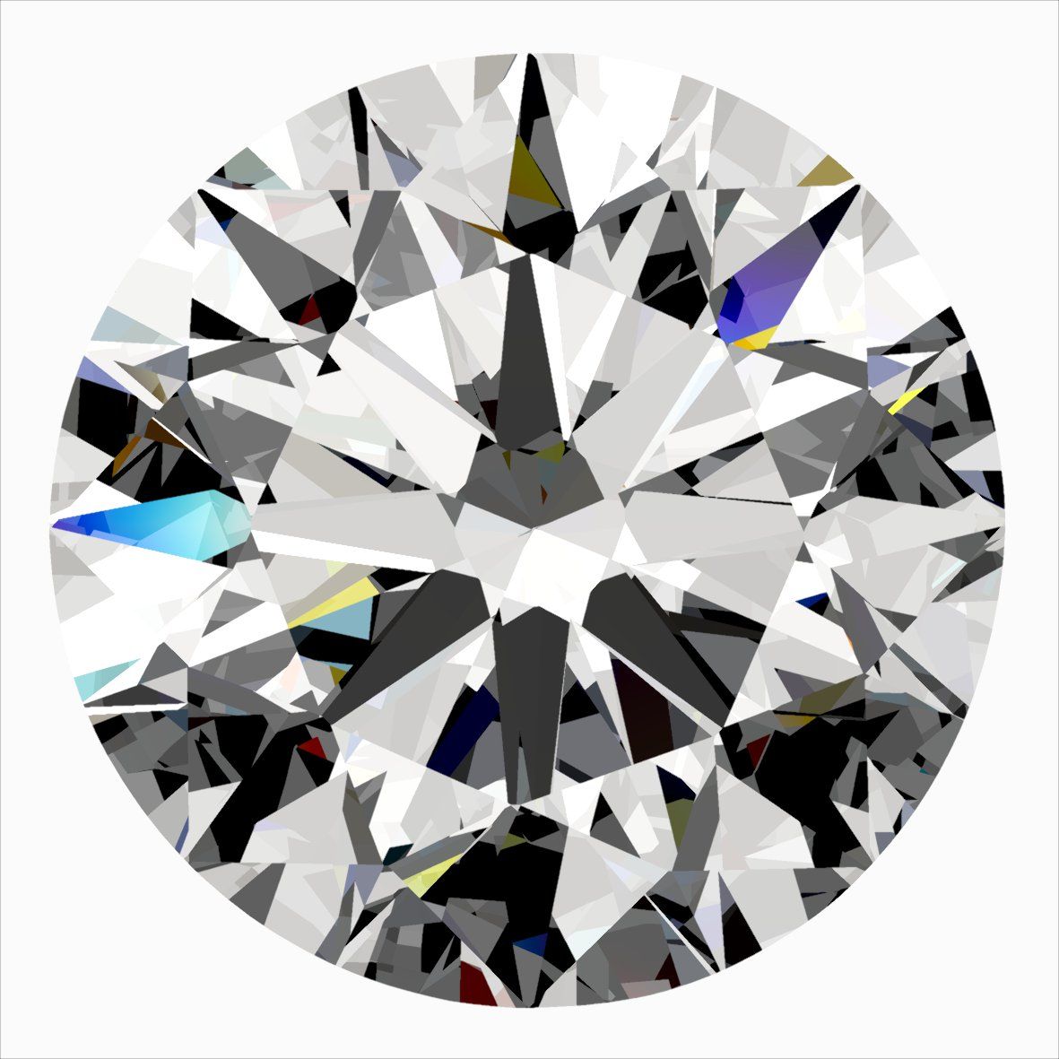 Diamond Natural 0,4Ct F-SI1 Round - GIA6551775585 1