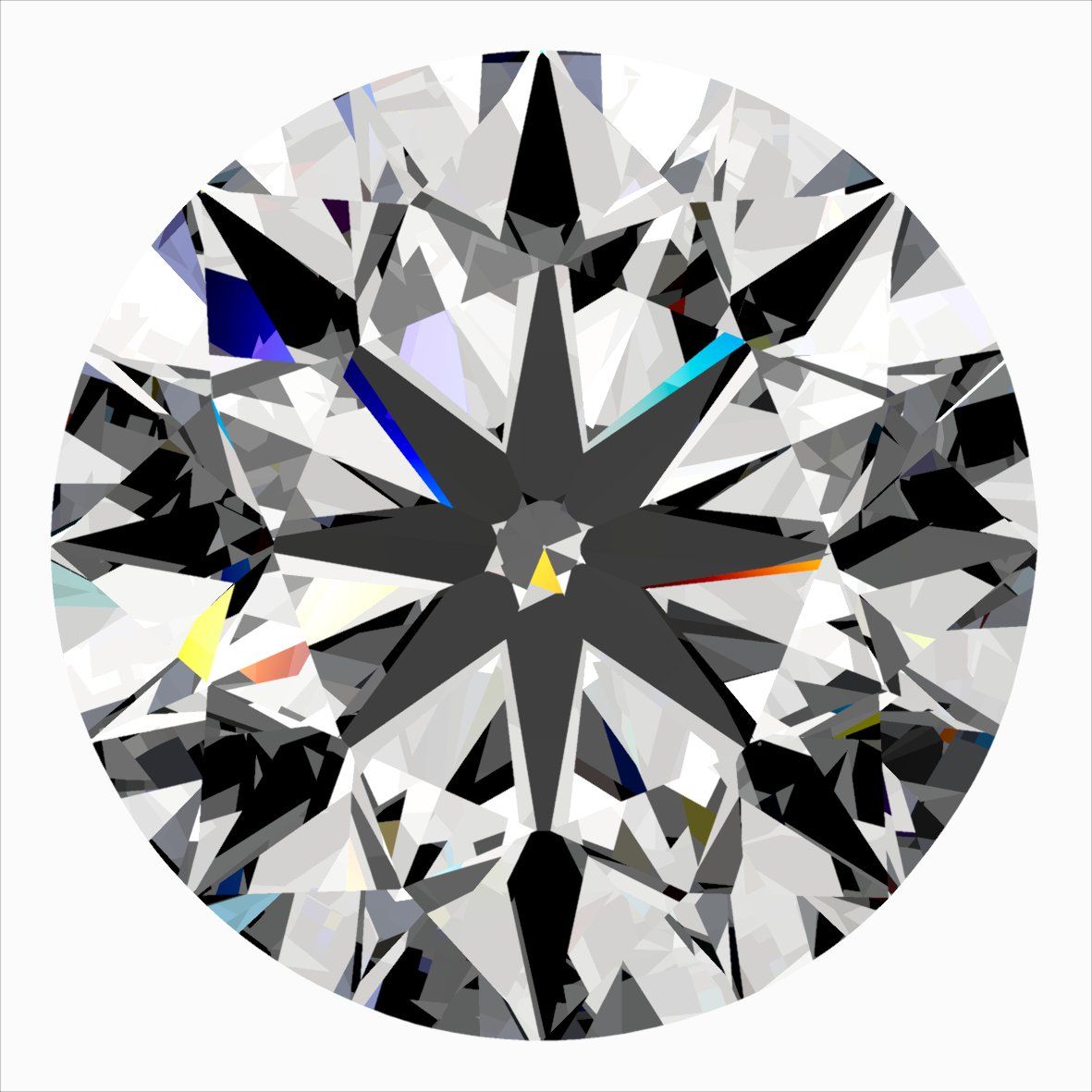 Diamond Natural 0,4Ct H-SI1 Round - GIA2554794003 1