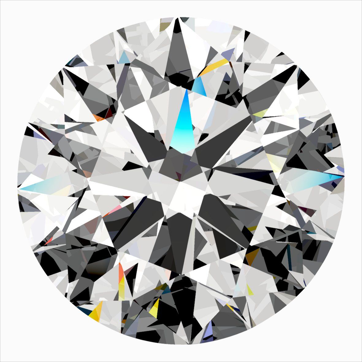 Diamond Natural 0,5Ct E-SI1 Round - GIA6555635743 1