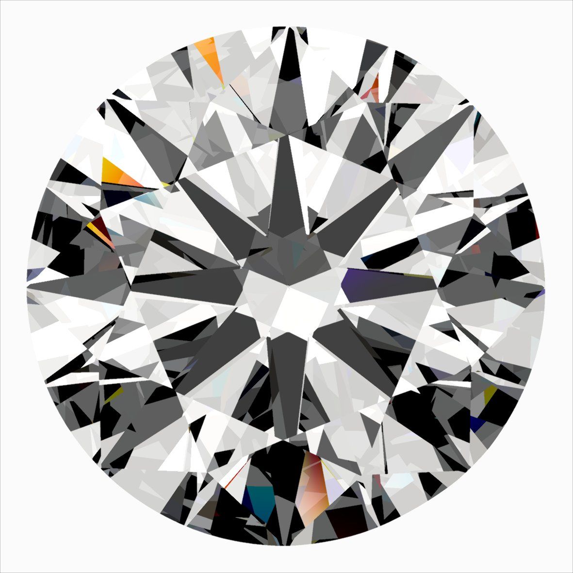 Diamond Natural 0,5Ct E-VS1 Round - GIA7551760068 1