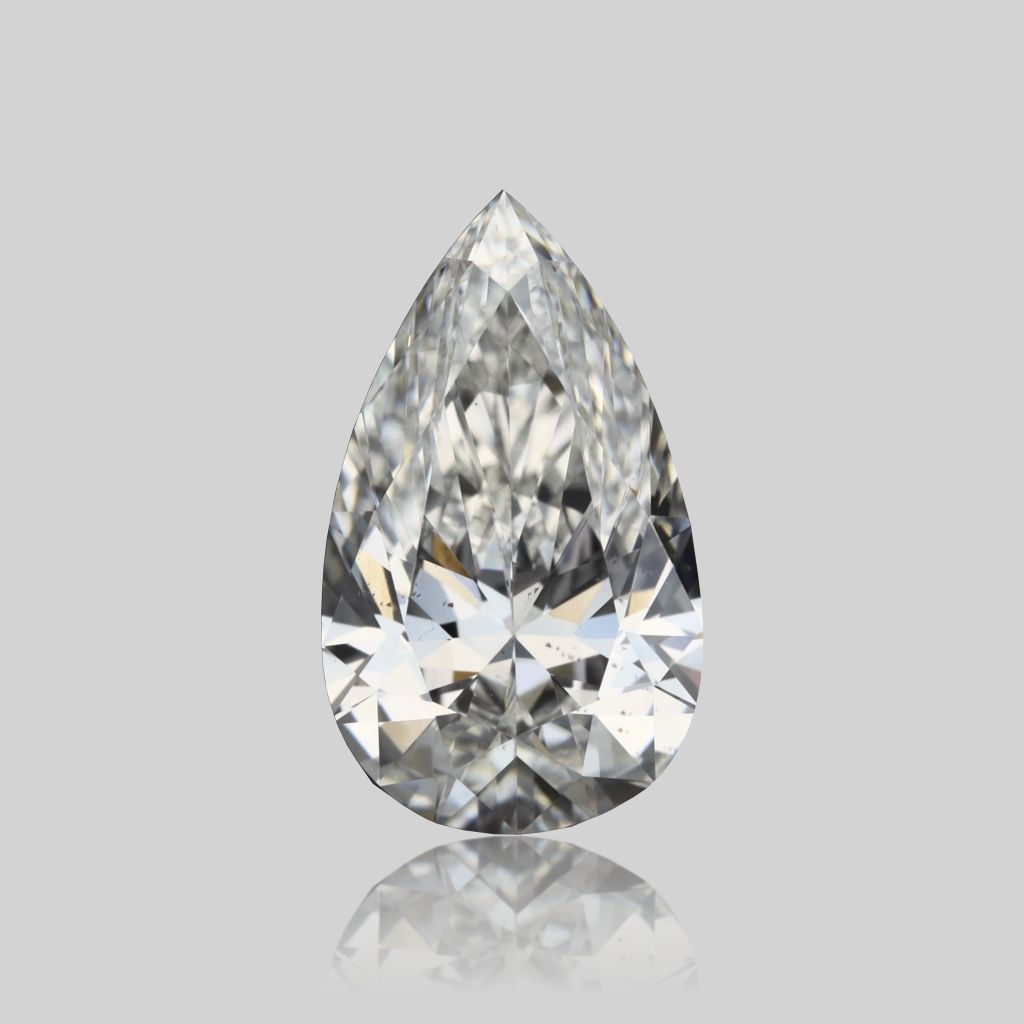 Diamond Natural 0,81Ct F-SI1 Pear - GIA1555793459 1