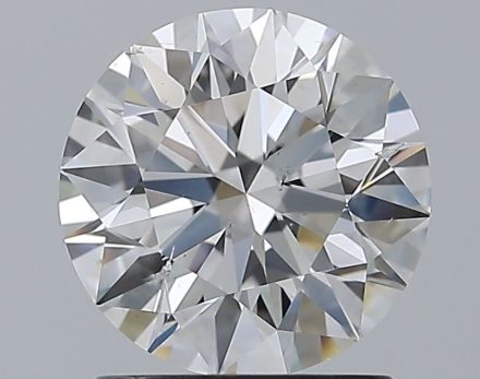 Diamond Natural 1,51Ct F-SI1 Round - GIA7553514370 1