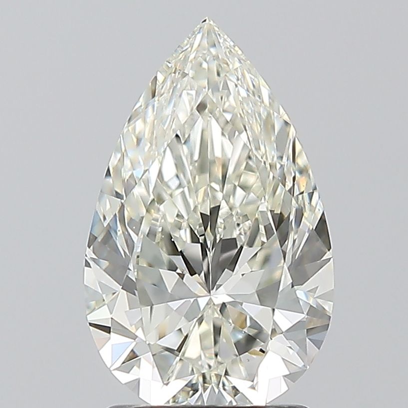 Diamond Natural 1,73Ct H-VS1 Pear - HRD250000258880 1