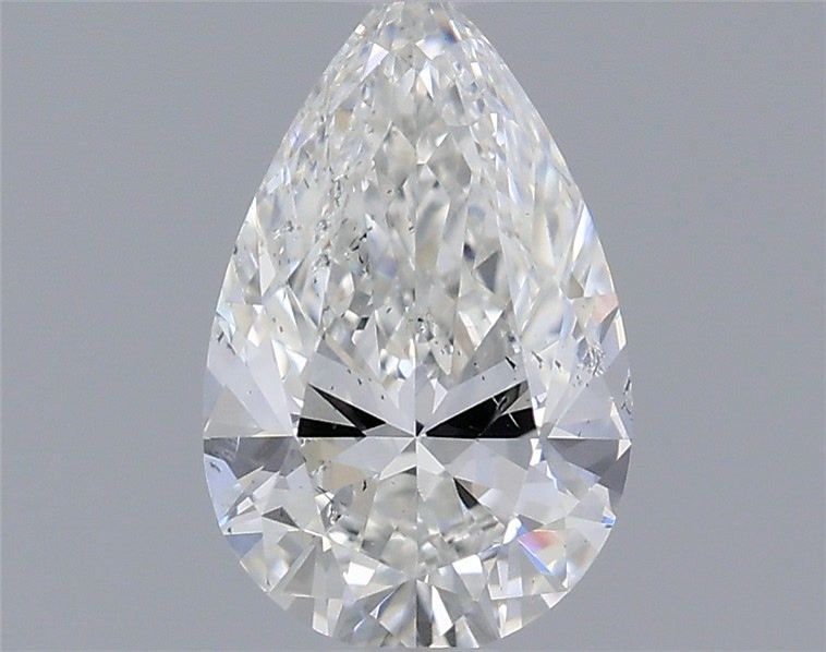 Diamond Natural 0,5Ct G-SI2 Pear - GIA6555515294 1