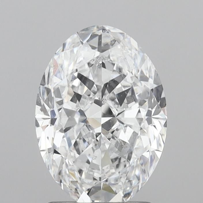 Diamond Natural 1,8Ct D-SI2 Oval - GIA7551470785 1
