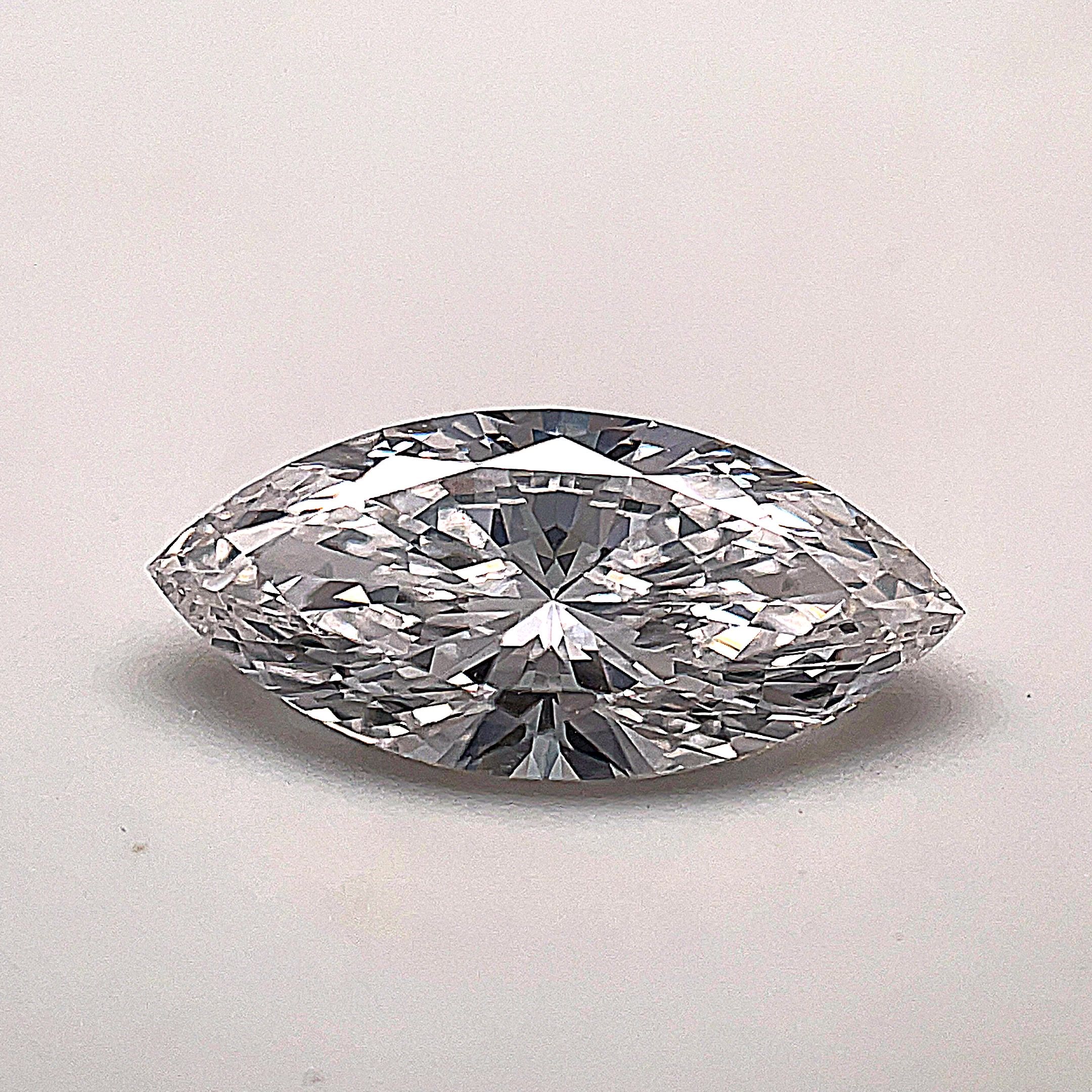 Diamond Natural 1,51Ct E-VVS2 Marquise - GIA3375564725 1