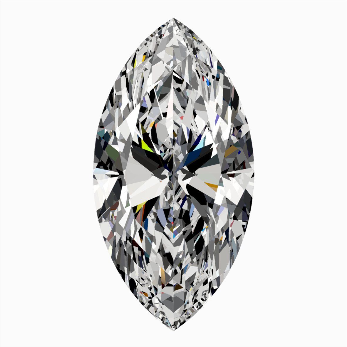 Diamond Natural 0,54Ct G-VS2 Marquise - GIA1558750736 1