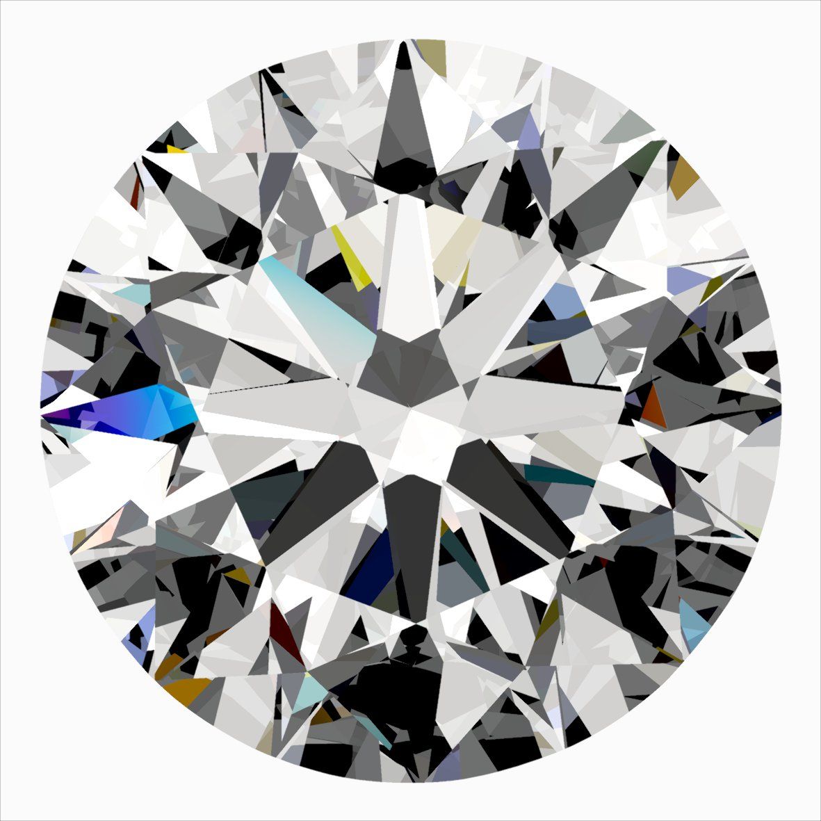Diamond Natural 0,4Ct H-SI2 Round - GIA6552752790 1