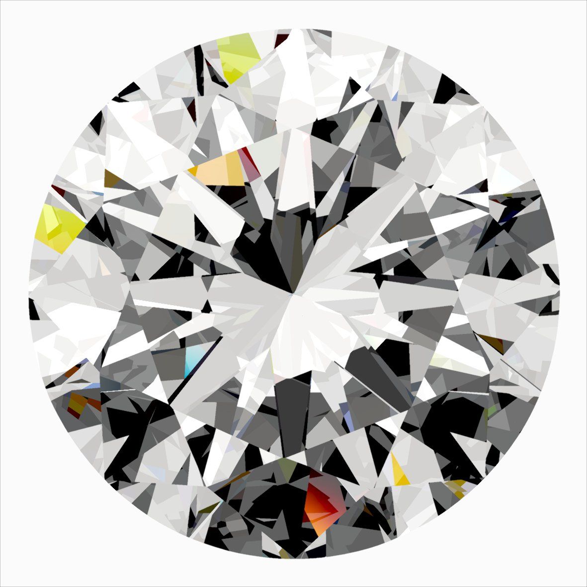 Diamond Natural 0,4Ct E-VS1 Round - GIA7556734397 1