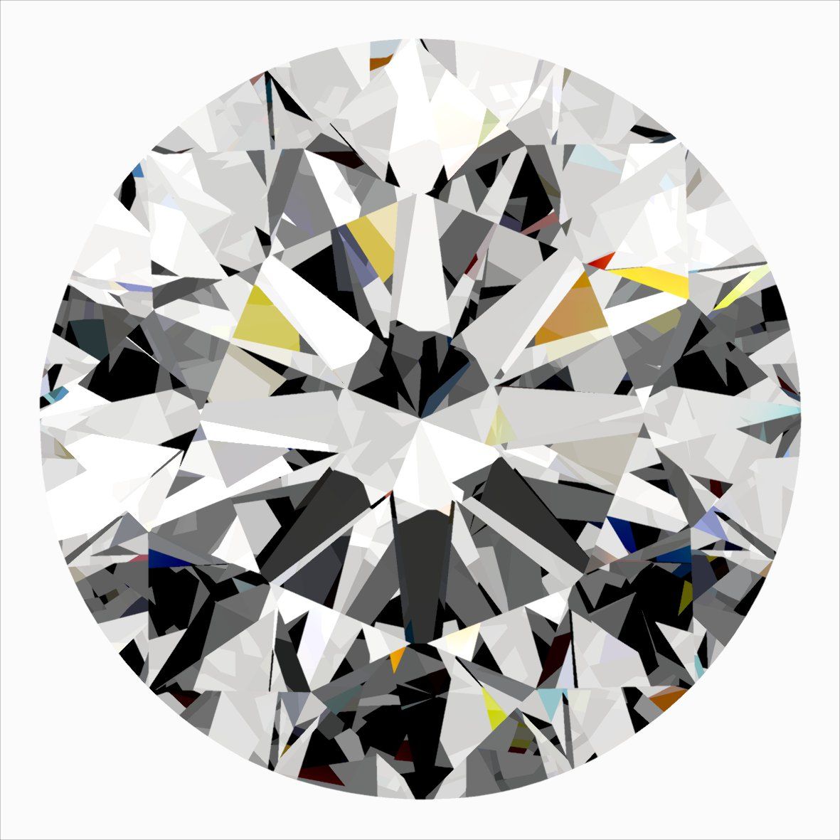 Diamond Natural 0,42Ct G-VVS1 Round - GIA7556794075 1