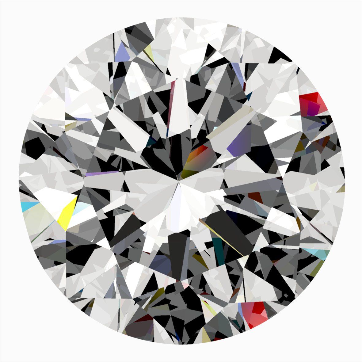 Diamond Natural 0,4Ct E-VS1 Round - GIA2558762497 1