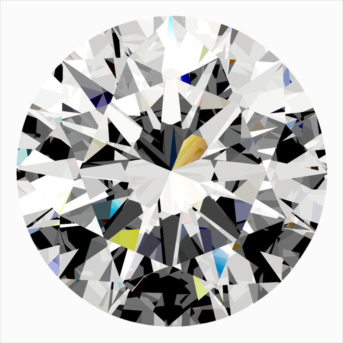 Diamond Natural 0,4Ct F-VVS2 Round - GIA1559762490 1
