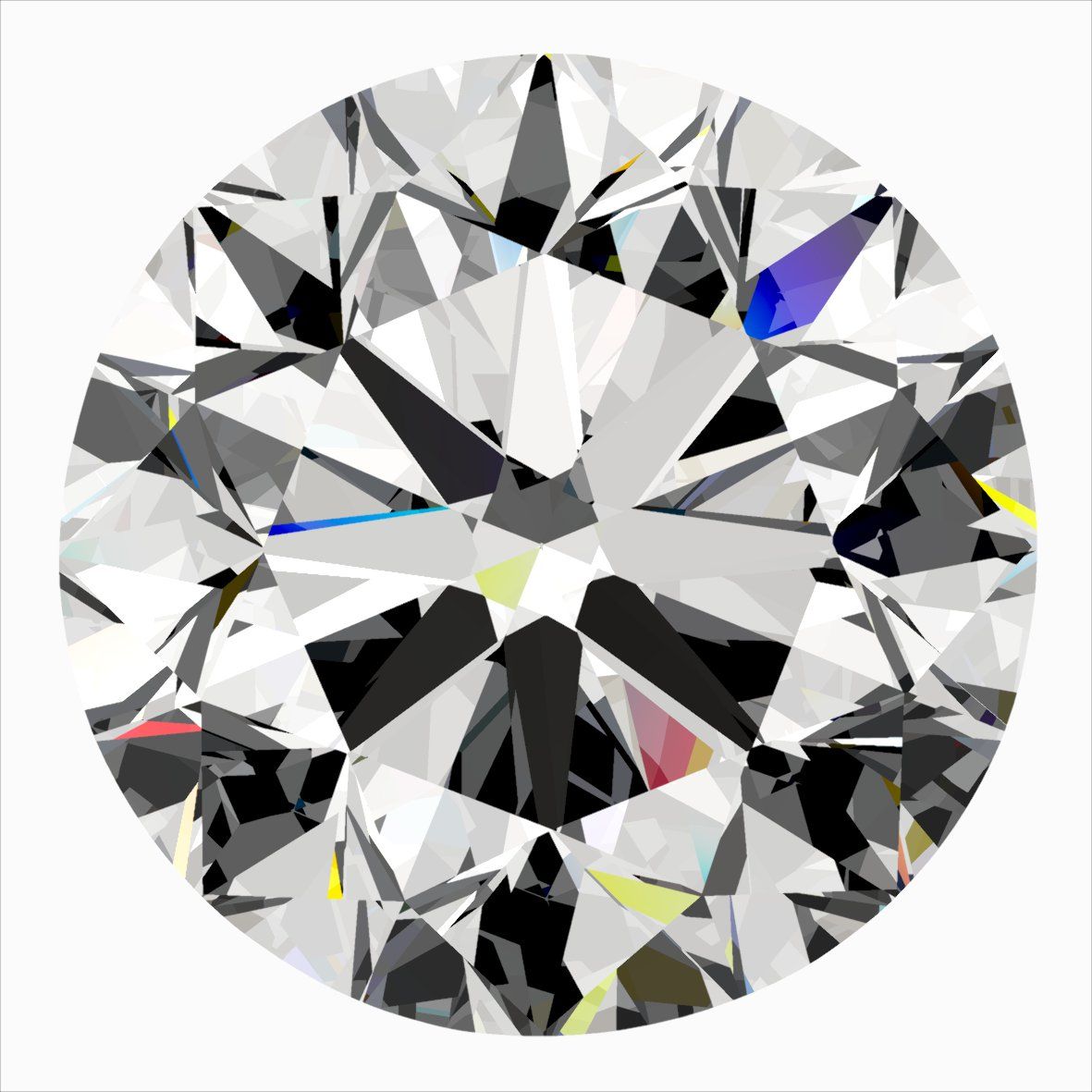 Diamond Natural 0,5Ct D-VVS2 Round - GIA6552794014 1