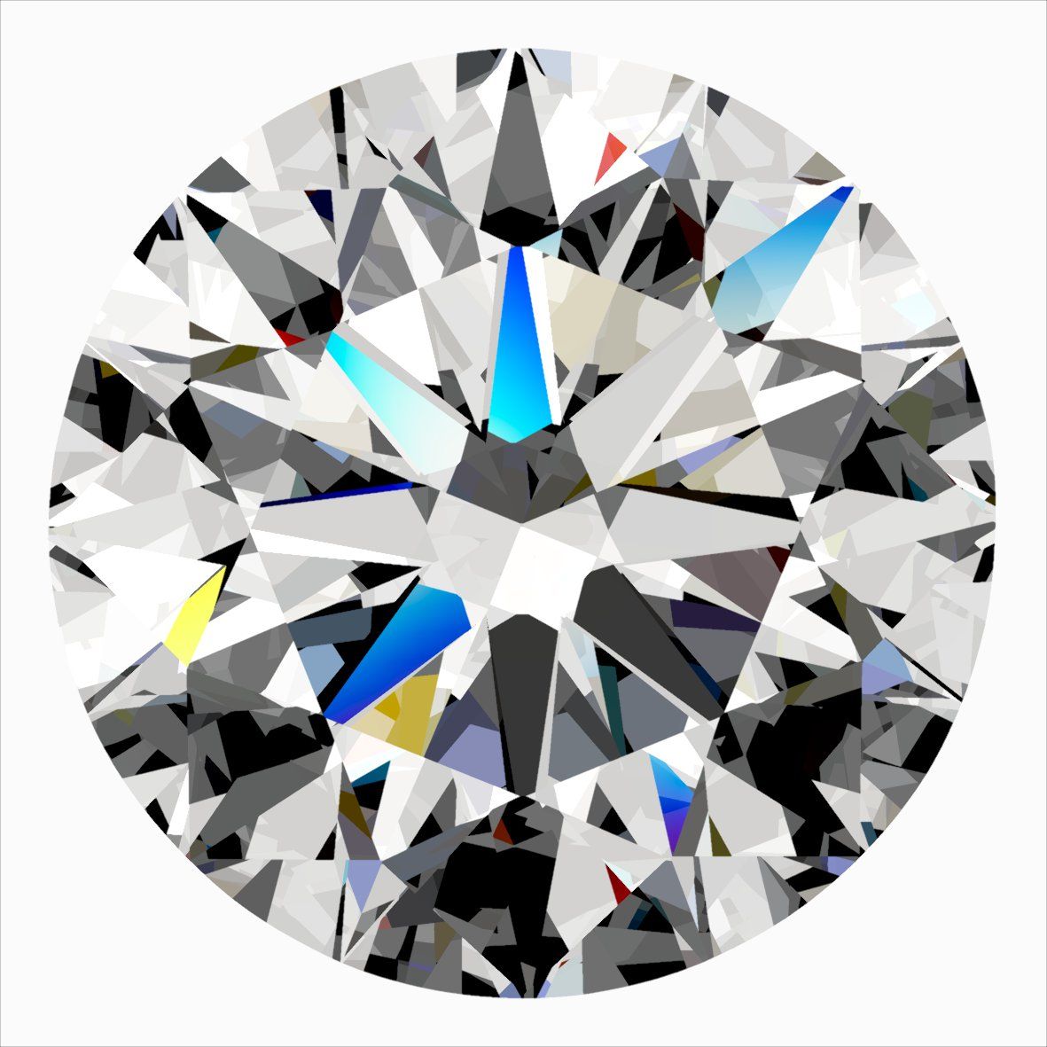 Diamond Natural 0,5Ct I-SI2 Round - GIA6552793994 1