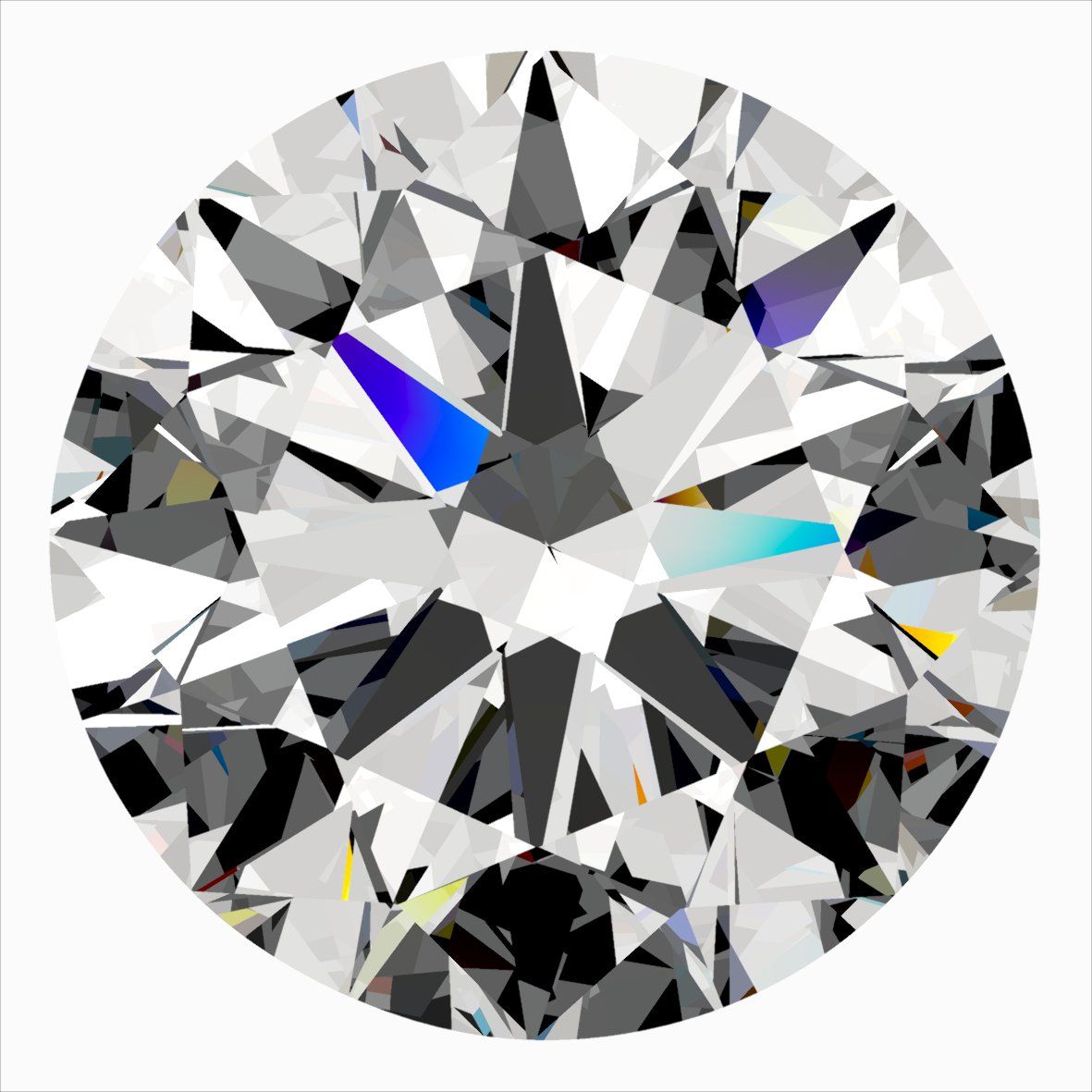 Diamond Natural 0,51Ct I-VS2 Round - GIA3555785765 1