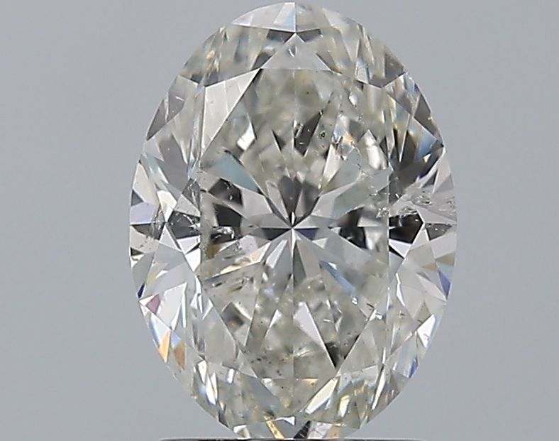 Diamond Natural 1,81Ct H-SI2 Oval - GIA6552567643 1