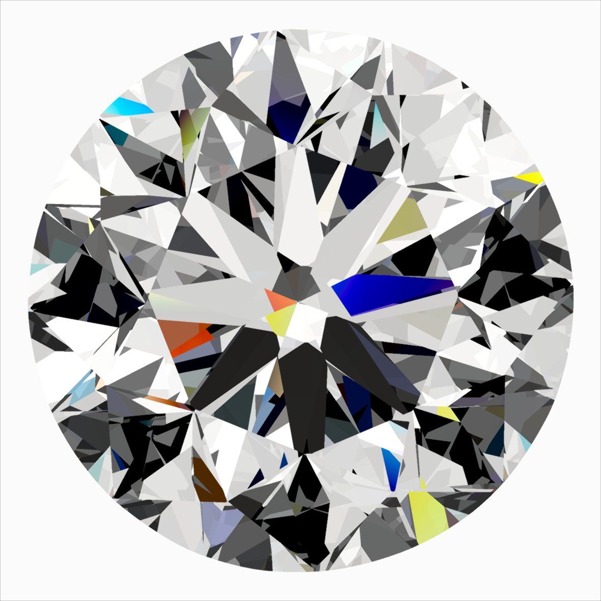 Diamond Natural 0,5Ct G-VS1 Round - GIA1553794249 1