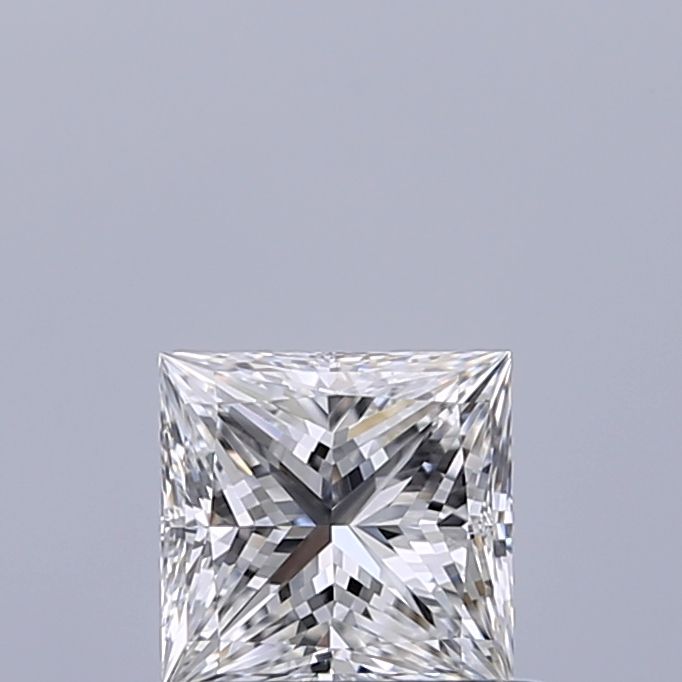 Diamond Natural 0,51Ct F-VVS1 Princess - GIA7551836223 1