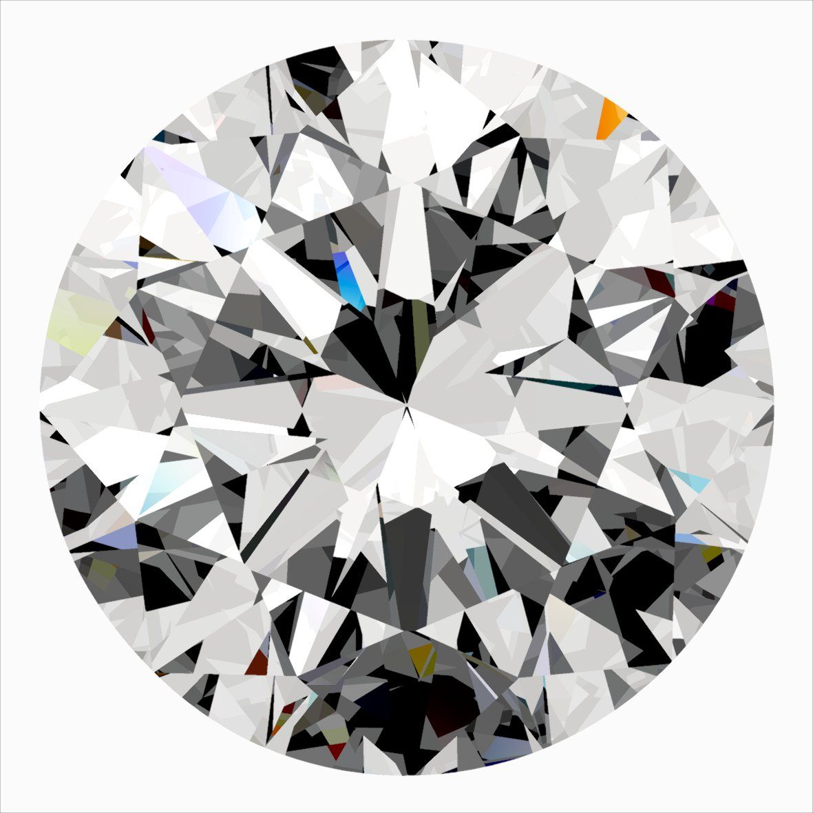 Diamond Natural 0,33Ct G-VVS1 Round - GIA3555813007 1