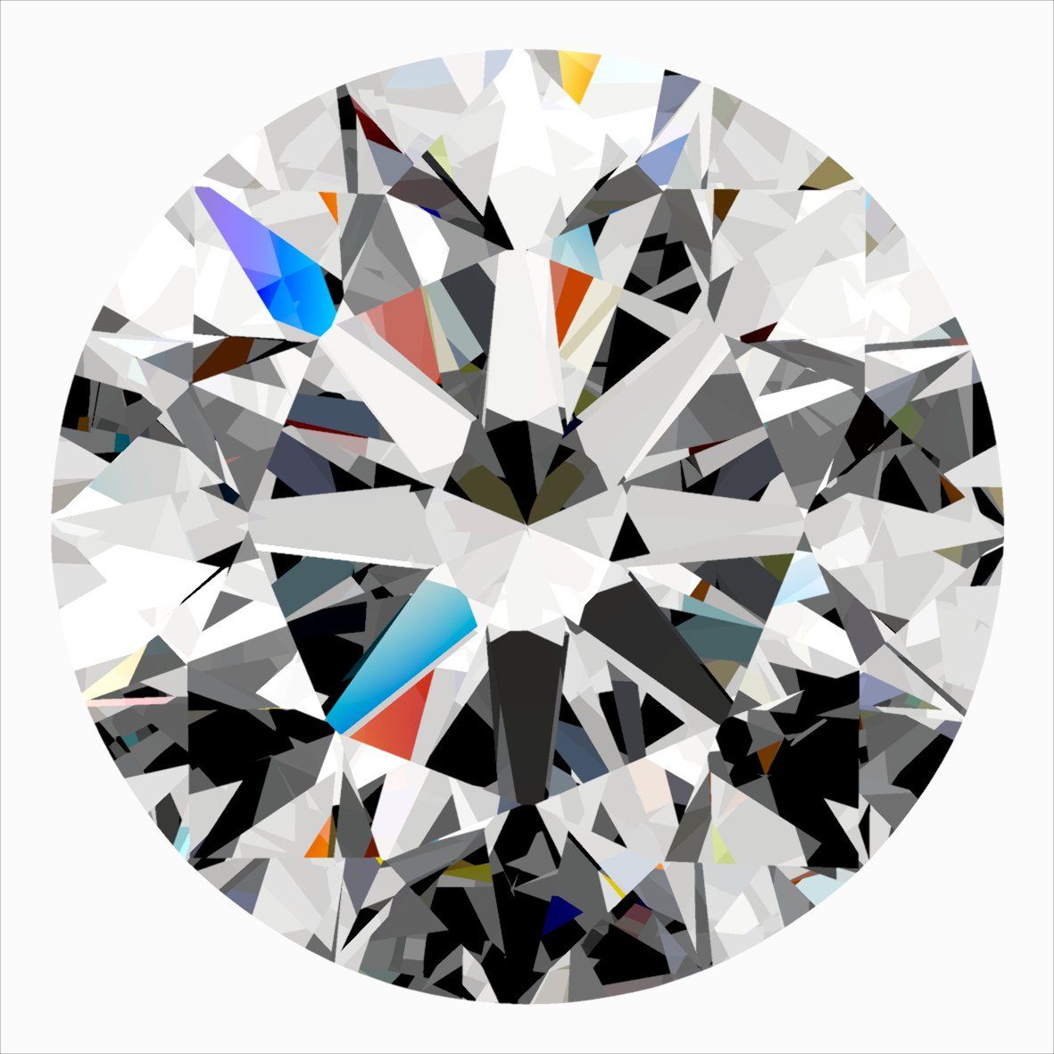 Diamond Natural 0,3Ct E-SI2 Round - GIA7551656256 1