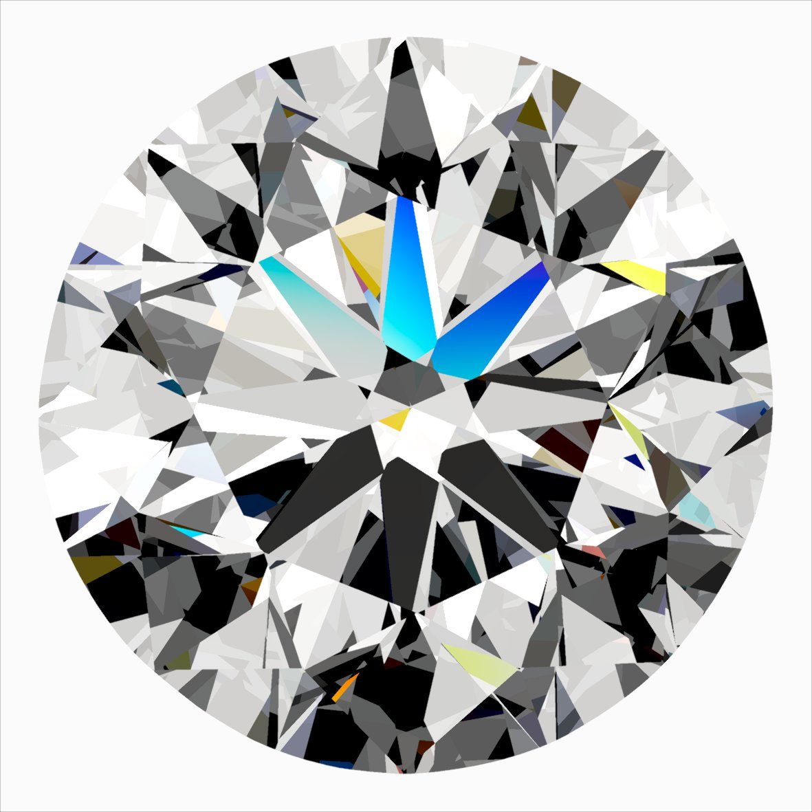 Diamond Natural 0,4Ct G-VVS2 Round - GIA2556814984 1