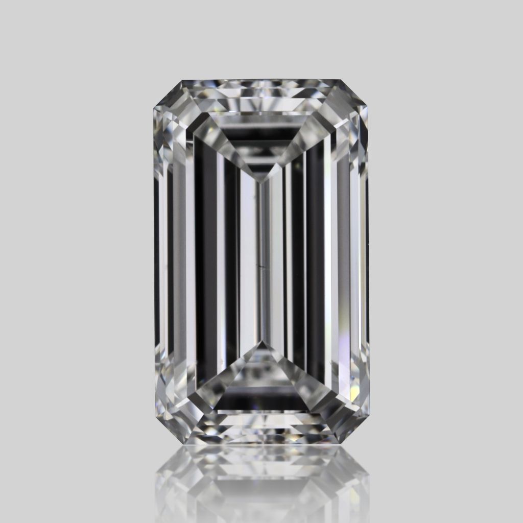Diamond Natural 0,9Ct F-VS2 Emerald - GIA5556812086 1