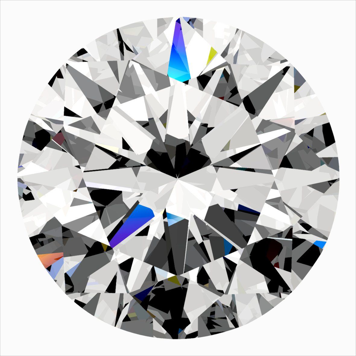 Diamond Natural 0,4Ct E-VS2 Round - GIA1553813073 1