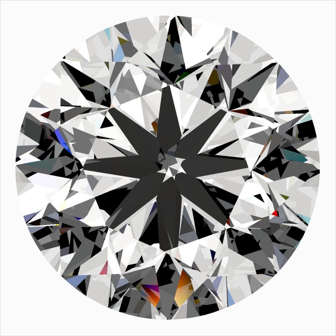 Diamond Natural 0,4Ct G-SI1 Round - GIA6552817173 1