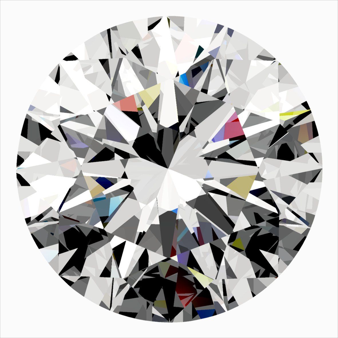 Diamond Natural 0,3Ct I-IF Round - GIA6555816609 1